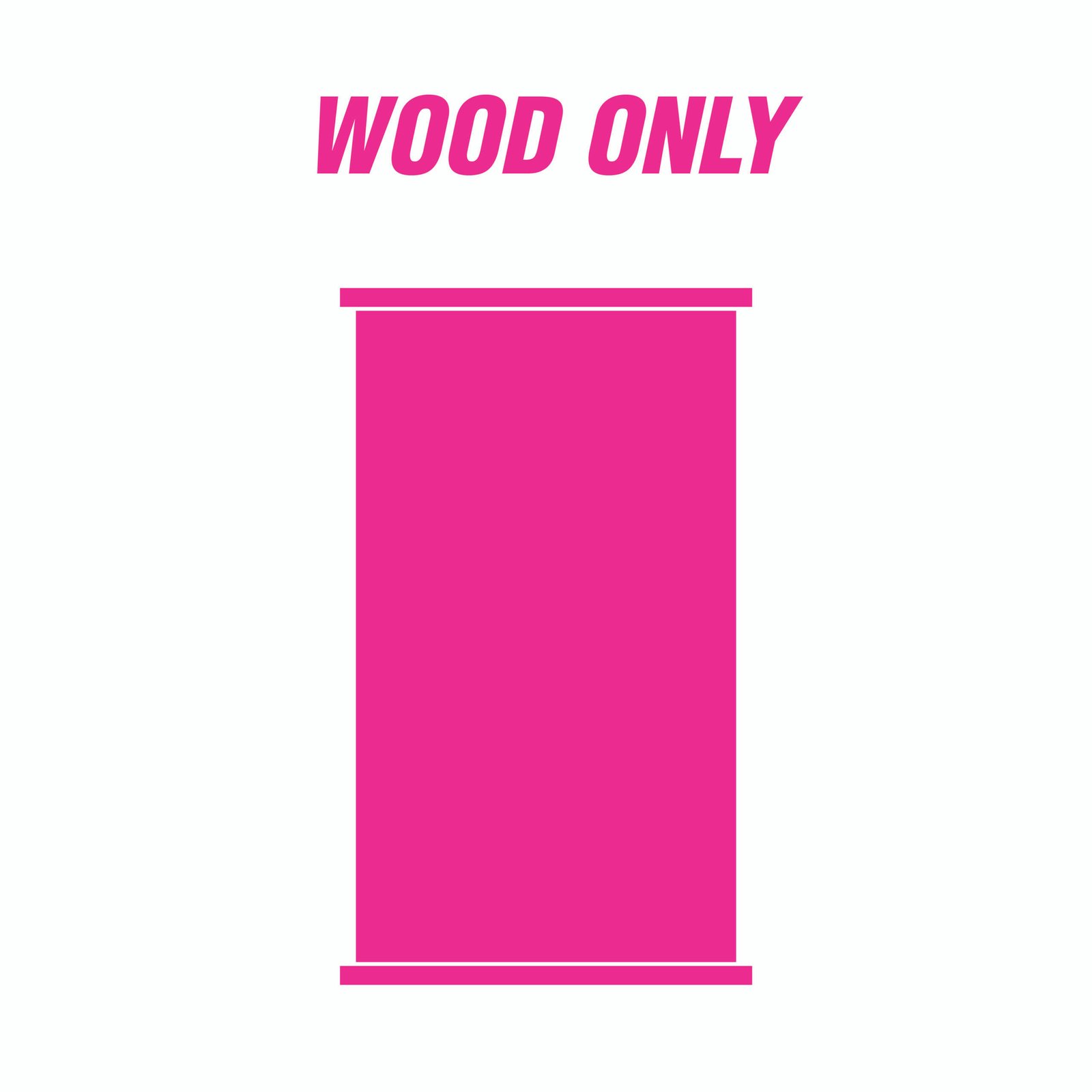 wood only (bunting)