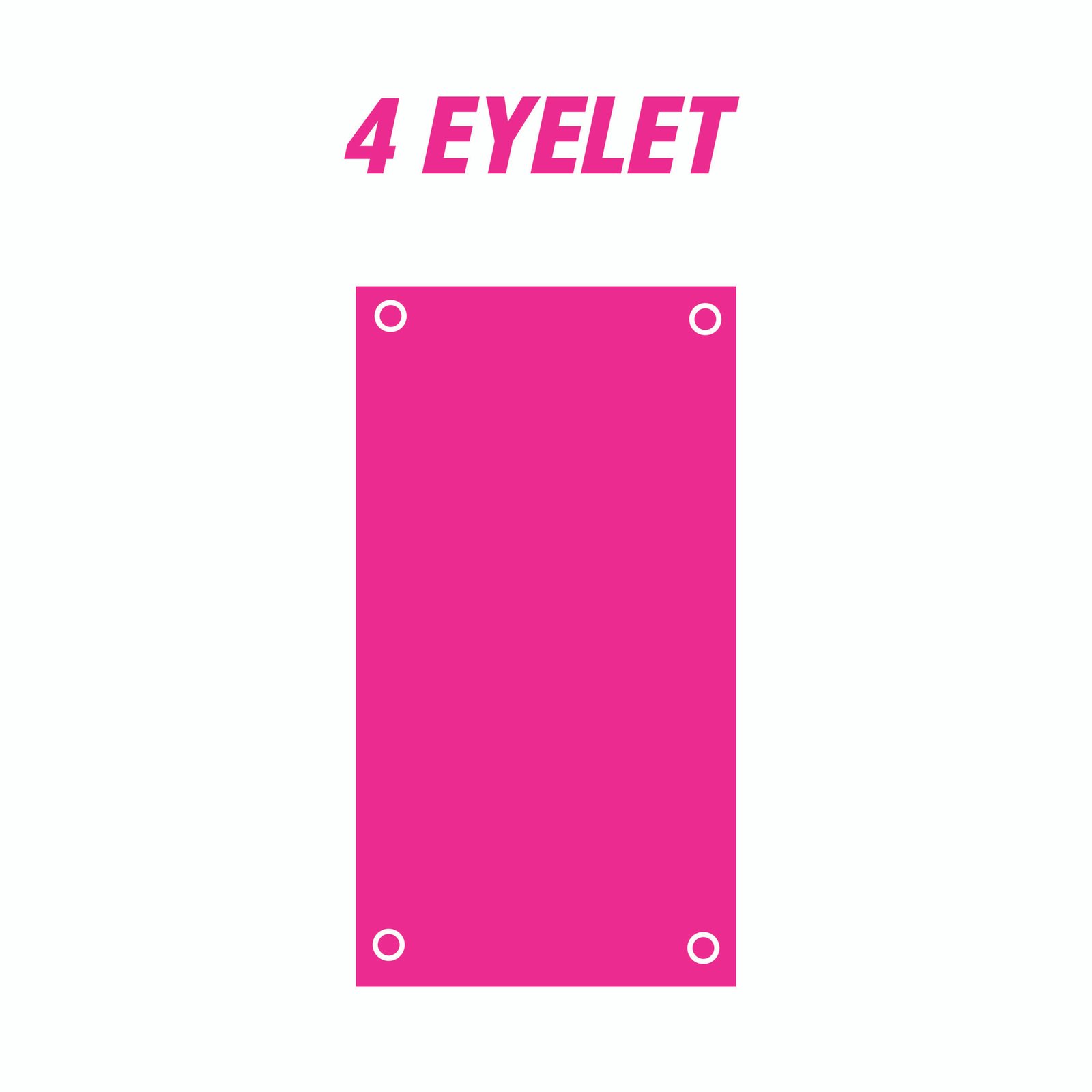 4 eyelet (bunting)